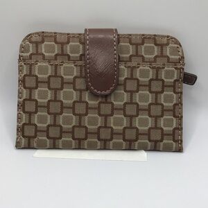 Brown Patterned Wallet